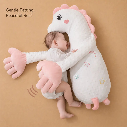 True Haven | Plush Hug Soother – Rhythmic Patting Comfort Toy for Startle Reflex, 3-Speed