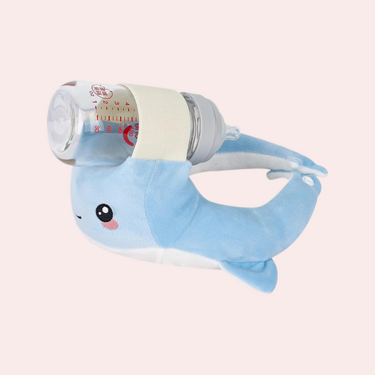 True Haven | Ergonomic Bottle Feeding Support Pillow – Hands-Free Self-Feeding Cushion, Washable