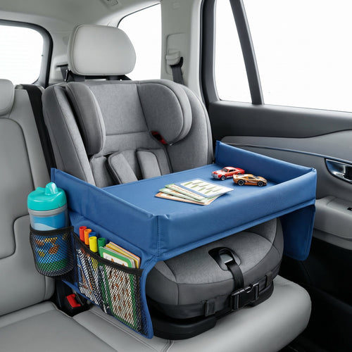 True Haven | Kids Snack and Play Travel Tray – Mealtime Made Easier, Hands-Free Comfort