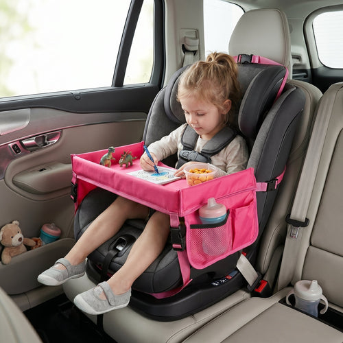 True Haven | Kids Snack and Play Travel Tray – Mealtime Made Easier, Hands-Free Comfort
