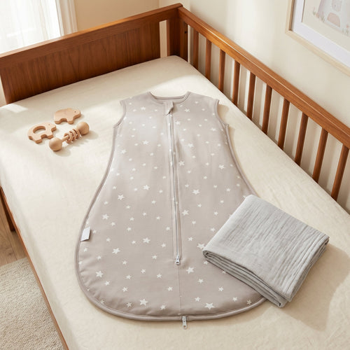 True Haven | Sleeveless Baby Sleeping Bag – Cozy Support for Naptime & Bedtime, Machine Washable