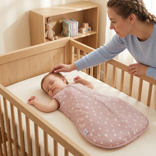 True Haven | Sleeveless Baby Sleeping Bag – Cozy Support for Naptime & Bedtime, Machine Washable