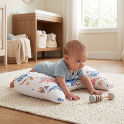True Haven | Tummy Time Pillow – Durable Playtime Favorite, Non-Toxic Materials