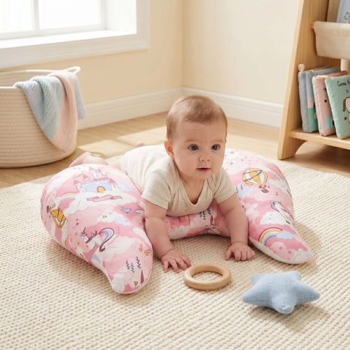 True Haven | Tummy Time Pillow – Durable Playtime Favorite, Non-Toxic Materials