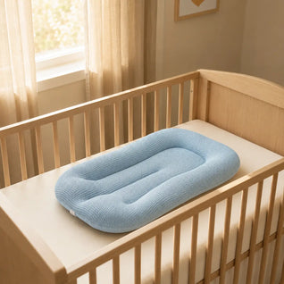 True Haven | Breathable Mesh Baby Lounger – Cool 3D-Mesh Newborn Support Nest, 0-6 Months, 7 Colors