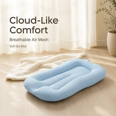 True Haven | Breathable Mesh Baby Lounger – Cool 3D-Mesh Newborn Support Nest, 0-6 Months, 7 Colors
