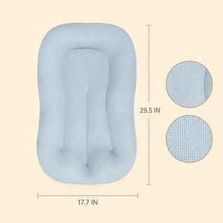 True Haven | Breathable Mesh Baby Lounger – Cool 3D-Mesh Newborn Support Nest, 0-6 Months, 7 Colors