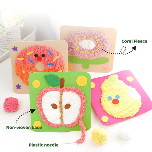 True Haven | DIY Knitting & Embroidery Craft Set for Kids – Safe Non-Toxic Materials, Builds Creativity