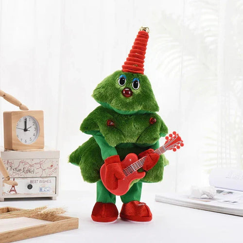 True Haven | Singing Dancing Christmas Tree Plush Toy – 8 Holiday Sing-Along Songs, Battery Powered & Portable