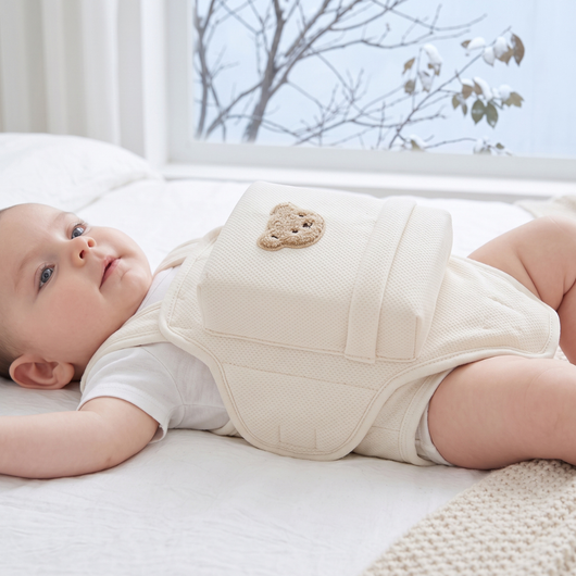 True Haven | Anti Roll Baby Positioner Pillow – Snuggly Nursery Must-Have, Gentle on Sensitive Skin