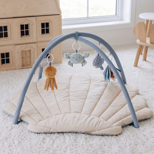 True Haven | Shell Baby Play Gym – Interactive Toy for Toddlers, Supports Motor Skills