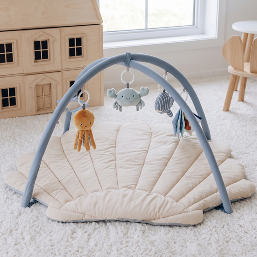 True Haven | Shell Baby Play Gym – Interactive Toy for Toddlers, Supports Motor Skills