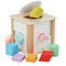 True Haven | Wooden Geometric Shape Sorting Box – Montessori Learning Toy, Non-Toxic Materials