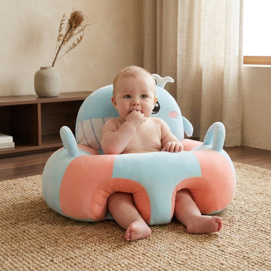 True Haven | Baby Sitting Chair – Supportive Nursery Essential, Sturdy & Comfortable