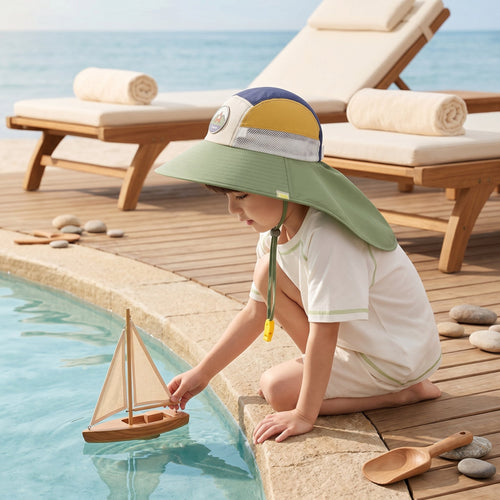 True Haven | Sunny Baby Sun Hat – Adorable Everyday Essential, Gentle on Sensitive Skin