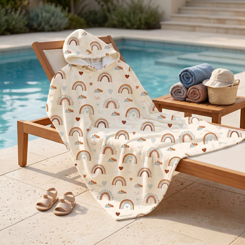True Haven | Cuddle Kids Hooded Towel – Gentle Bathtime Companion, Easy to Clean