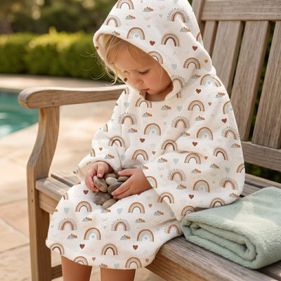 True Haven | Cuddle Kids Hooded Towel – Gentle Bathtime Companion, Easy to Clean