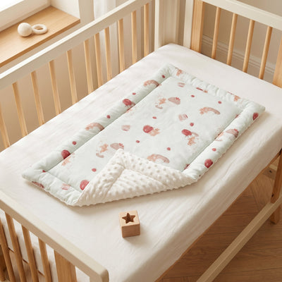 True Haven | Linen Baby Changing Mat – Practical Nursery Organizer, Easy to Clean
