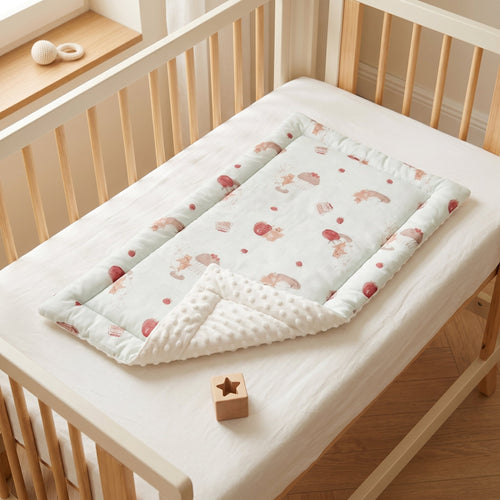 True Haven | Linen Baby Changing Mat – Practical Nursery Organizer, Easy to Clean