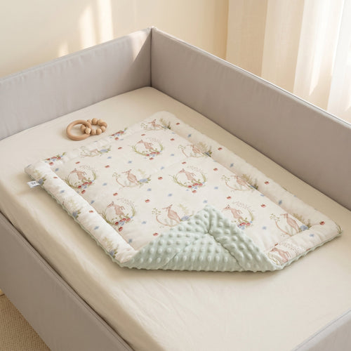 True Haven | Linen Baby Changing Mat – Practical Nursery Organizer, Easy to Clean