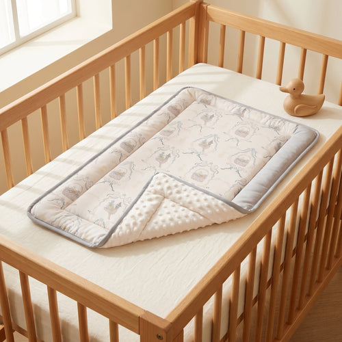 True Haven | Linen Baby Changing Mat – Practical Nursery Organizer, Easy to Clean