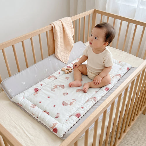 True Haven | Linen Baby Changing Mat – Practical Nursery Organizer, Easy to Clean