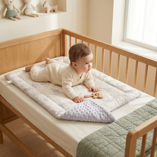 True Haven | Linen Baby Changing Mat – Practical Nursery Organizer, Easy to Clean