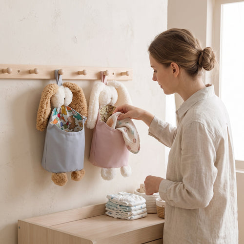 True Haven | Nook Crib Storage Caddy – Supportive Nursery Essential, Sturdy & Comfortable