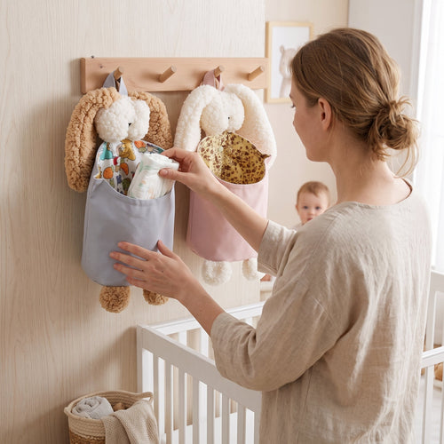 True Haven | Nook Crib Storage Caddy – Supportive Nursery Essential, Sturdy & Comfortable