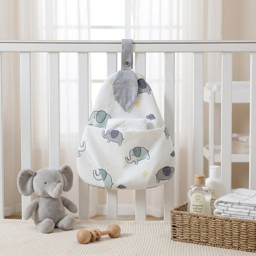 True Haven | Stow Crib Diaper Caddy – Supportive Nursery Essential, Sturdy & Comfortable