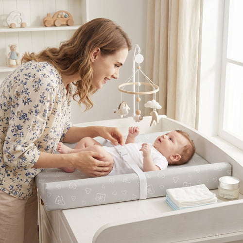 True Haven | Wipe Baby Changing Mat – Practical Nursery Organizer, Easy to Clean