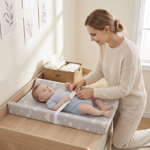 True Haven | Wipe Baby Changing Mat – Practical Nursery Organizer, Easy to Clean