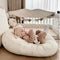 True Haven | Baby Lounger Pillow Cover – Soft Breathable Cotton, Machine Washable