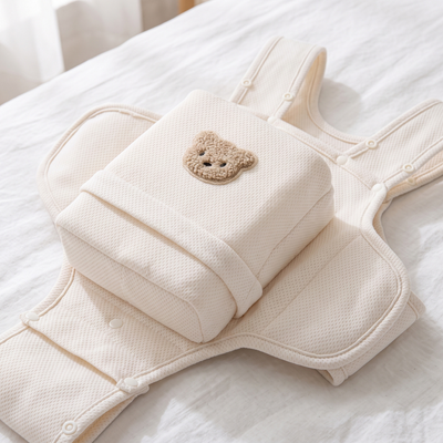 True Haven | Anti Roll Baby Positioner Pillow – Snuggly Nursery Must-Have, Gentle on Sensitive Skin