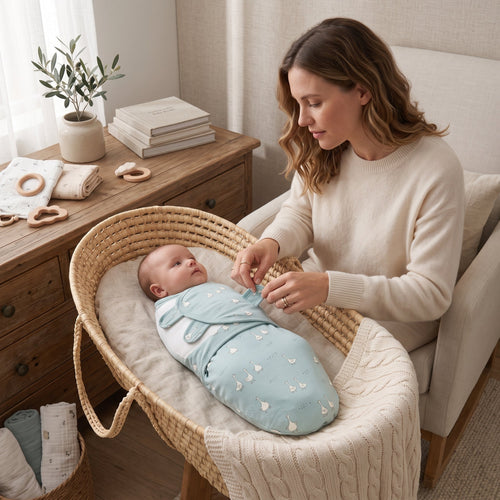 True Haven | Dream Baby Swaddle Sack – Snuggly Nursery Must-Have, Gentle on Sensitive Skin