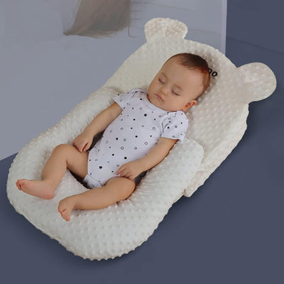 True Haven | Baby Feeding Wedge Pillow – Adjustable Incline Support, Machine Washable