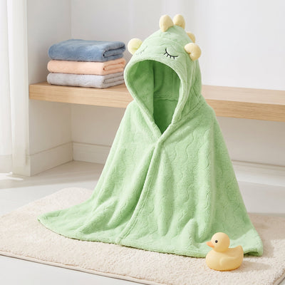 True Haven | Baby Kids Hooded Bathrobe – Cozy Post-Bath Comfort, Ultra-Soft Materials