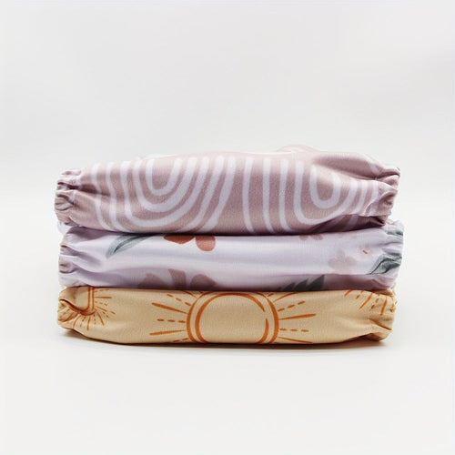 True Haven | Reusable Cloth Diaper Set – Adjustable Snap Fit, Waterproof Covers