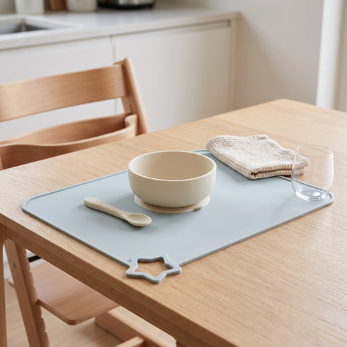 True Haven | Star Silicone Baby Placemat – Everyday Feeding Essential, Easy to Clean