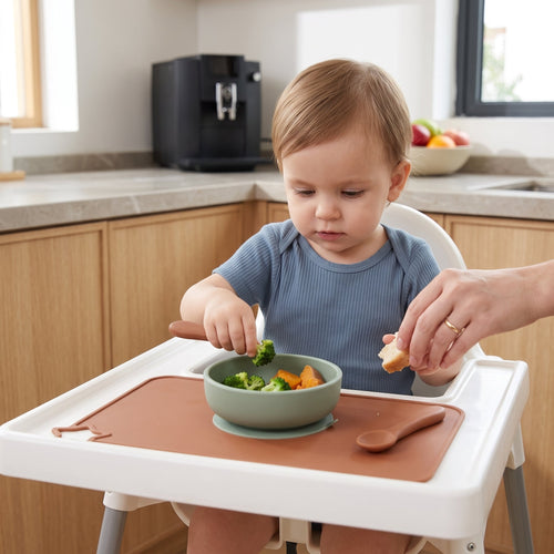 True Haven | Star Silicone Baby Placemat – Everyday Feeding Essential, Easy to Clean