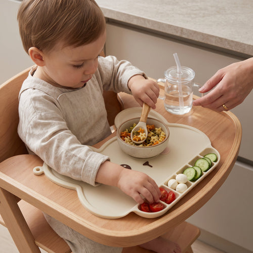 True Haven | Nordic Silicone Baby Placemat – Supportive Feeding Companion, BPA-Free Materials
