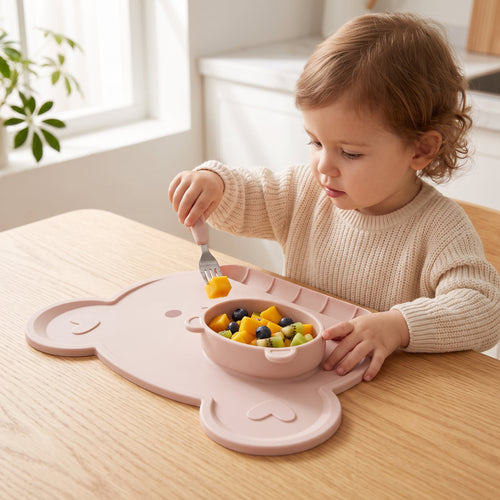True Haven | Nordic Silicone Baby Placemat – Supportive Feeding Companion, BPA-Free Materials