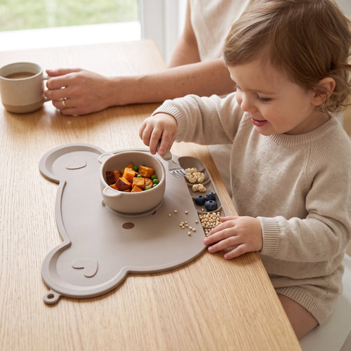 True Haven | Nordic Silicone Baby Placemat – Supportive Feeding Companion, BPA-Free Materials