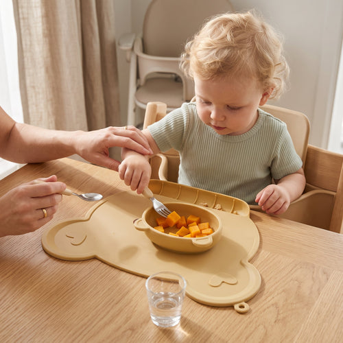 True Haven | Nordic Silicone Baby Placemat – Supportive Feeding Companion, BPA-Free Materials