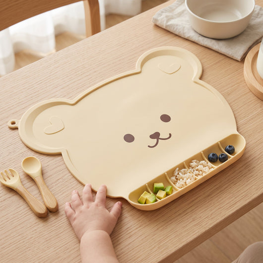 True Haven | Nordic Silicone Baby Placemat – Supportive Feeding Companion, BPA-Free Materials