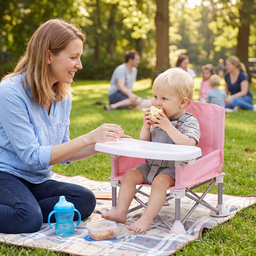 True Haven | Fold Baby Outdoor Chair – On-the-Go Comfort, Fits Most Strollers & Car Seats