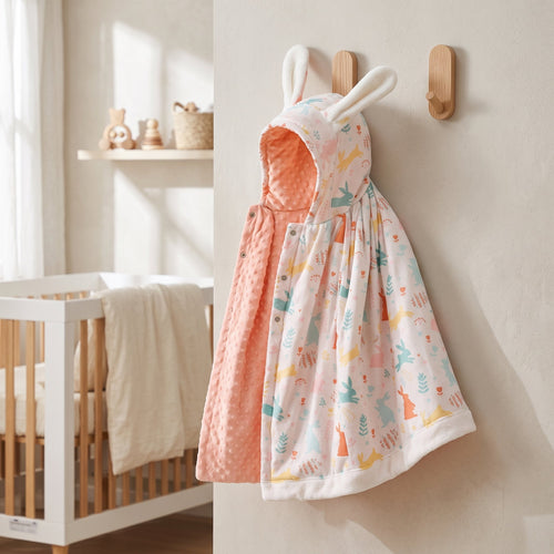 True Haven | Autumn Baby Hooded Cloak – Cozy Cold-Weather Layer, Machine Washable