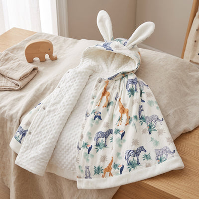 True Haven | Autumn Baby Hooded Cloak – Cozy Cold-Weather Layer, Machine Washable