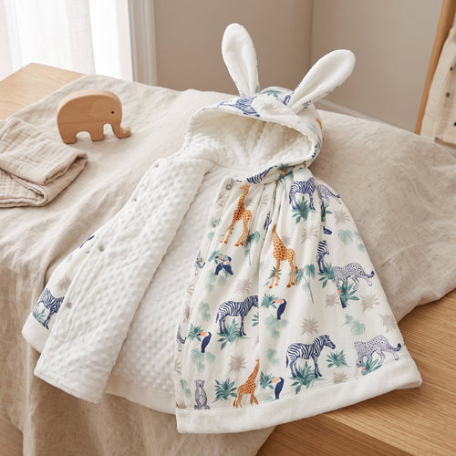 True Haven | Autumn Baby Hooded Cloak – Cozy Cold-Weather Layer, Machine Washable