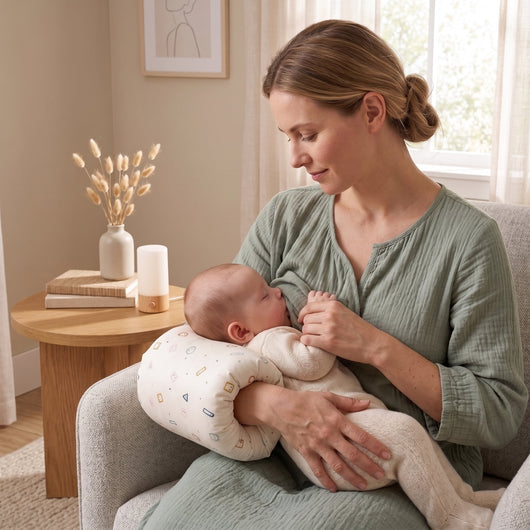 True Haven | Feeding Arm Pillow – Everyday Feeding Essential, Easy to Clean